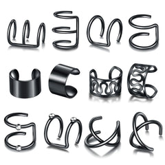 Metal Hair Rings Beads Cuffs Tube Charms