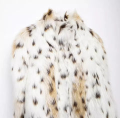 Women's Fashion Animal Pattern Baggy Coat