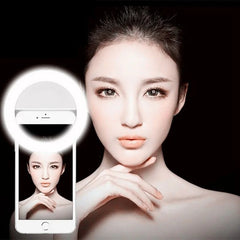 Portable LED Selfie Light Ring Flash