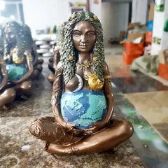 Mother Earth Art Statue