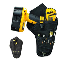 Heavy Duty Drill Holster Tool Belt Pouch Bit Holder Hanging Waist Bag Drill Tool