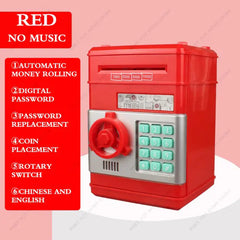 Children's Mini ATM Coin Bank: Safe Money Saving Box