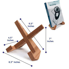 Solid Wood Book or Tablet Stand