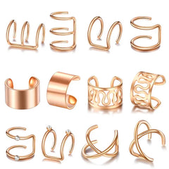 Metal Hair Rings Beads Cuffs Tube Charms