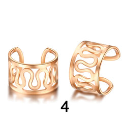 Metal Hair Rings Beads Cuffs Tube Charms