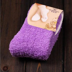 Women's Bed Socks Pure Color