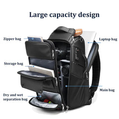 Large Capacity Camera & Laptop Backpack