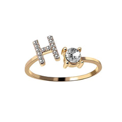 Initial Letter Rings for Women