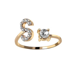 Initial Letter Rings for Women