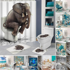 Ocean Beach Shower Curtain Set