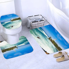 Ocean Beach Shower Curtain Set