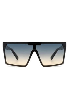 Oversize Square Flat Top Fashion Women Sunglasses