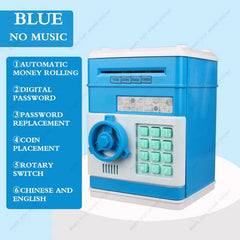 Children's Mini ATM Coin Bank: Safe Money Saving Box