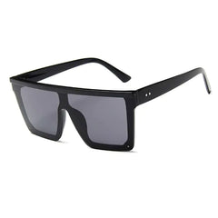 SHAUNA Flat Top Classic Square Sunglasses