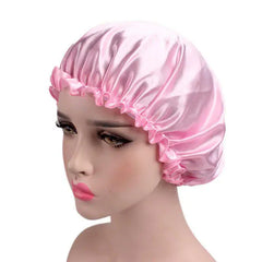 Reversible Satin Hair Caps