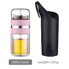 Glass Tea Infuser Bottle