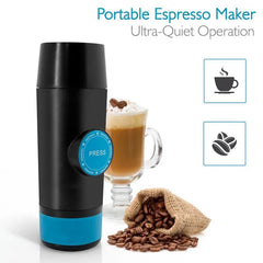 2 in 1 Capsule & Ground Mini Espresso Portable Coffee Maker