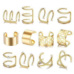 Metal Hair Rings Beads Cuffs Tube Charms