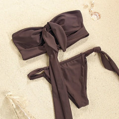 Hollow Out Bikini Set