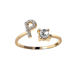 Initial Letter Rings for Women