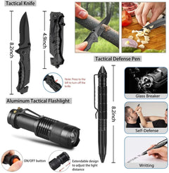 EDC Survival Gear Tool Kit 47 IN 1 Emergency SOS Survival Tools