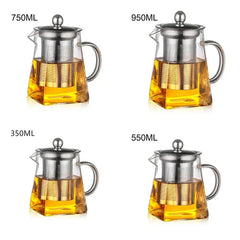 Glass Teapot with Infuser Tea Set