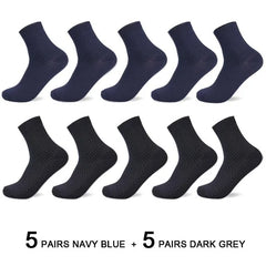 10 Pairs Bamboo Fiber Socks